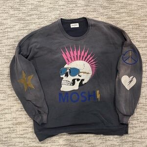 LIKE NEW! MCKINLEY X MOSHI LIGHTNING SKULL - Gray - Medium
